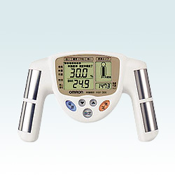 〜暮らしの幸便〜　健康グッズからファッションまで話題の商品満載！-オムロン 体脂肪計 HBF-306☆ダイエットをナビゲーションする体脂肪計！簡単測定・BMI・体脂肪・基礎代謝 width=