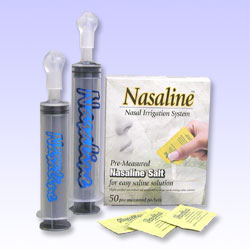 〜暮らしの幸便〜　健康グッズからファッションまで話題の商品満載！-【医療用具】ナサリン鼻腔洗浄器セット☆薬剤を使わない鼻腔洗浄器で風邪、アレルギー、妊娠に伴う鼻水、鼻詰まり等に！★花粉症 width=