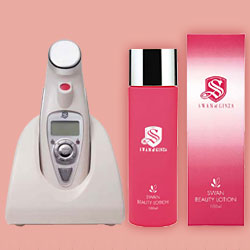 〜暮らしの幸便〜　健康グッズからファッションまで話題の商品満載！-<<完売>>イオン導入美容器「スワン」ローションセット【送料無料】 width=