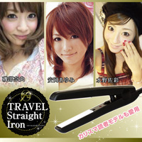 〜暮らしの幸便〜　健康グッズからファッションまで話題の商品満載！-トラベルストレートアイロン☆カリスマ読モも愛用！美容プロも認める本格派携帯ヘアアイロン！ width=