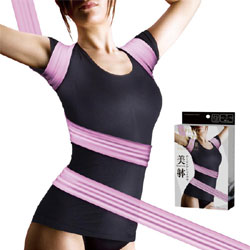 〜暮らしの幸便〜　健康グッズからファッションまで話題の商品満載！-テーピングシェイプボディウェア☆効果的に配置された加圧ラインで魅惑のボディへ！ width=