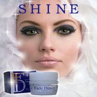 〜暮らしの幸便〜　健康グッズからファッションまで話題の商品満載！-マイクロタッチファンデーション フェイスディレクト　シャイン☆光の角度でキラキラと輝いて立体感と艶を演出！！ width=