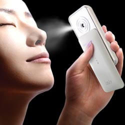 〜暮らしの幸便〜　健康グッズからファッションまで話題の商品満載！-超高速ナノミスト美顔器　ハンディーミスト　アイミー imiy　専用エッセンス付き スターターセット width=