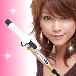 〜暮らしの幸便〜　健康グッズからファッションまで話題の商品満載！-<<完売>>アフロート イオンカールアイロン☆うるツヤ美人カールが思いのまま♪ヘアアイロン width=