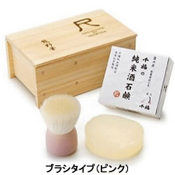 〜暮らしの幸便〜　健康グッズからファッションまで話題の商品満載！-<<完売>>熊野筆「尺」洗顔ブラシ＋千福石鹸セット width=