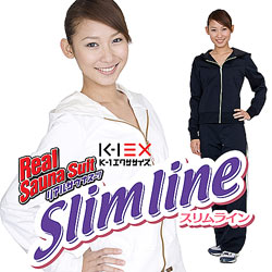 K-1EXリアルサウナスーツスリムライン【送料無料】☆こだわりの可愛らしさとと実用性！