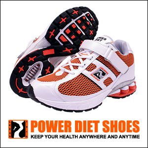〜暮らしの幸便〜　健康グッズからファッションまで話題の商品満載！-パワーダイエットシューズ☆履いて歩いて、無理なくダイエット！【送料無料】 width=
