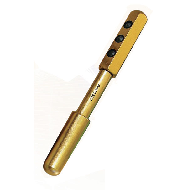 〜暮らしの幸便〜　健康グッズからファッションまで話題の商品満載！-ゲルマニウムスリムローラー【送料無料】【新聞掲載】☆1日3分コロコロエステ♪毎日の習慣にしてスッキリ美顔！（美顔ローラー） width=