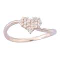 K18PG��������ɥѥ����ϡ��ȥ�� DR5214ad��D-0.14ct��