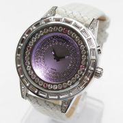 ROMAGO(ロマゴ)ミラー文字盤・ビッグフェイス腕時計AC-W-RM006-1477SV-WH