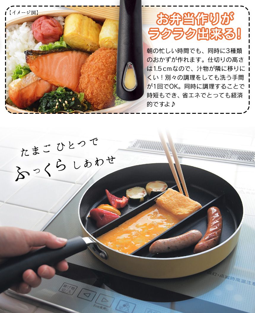 センターエッグトリプルパン