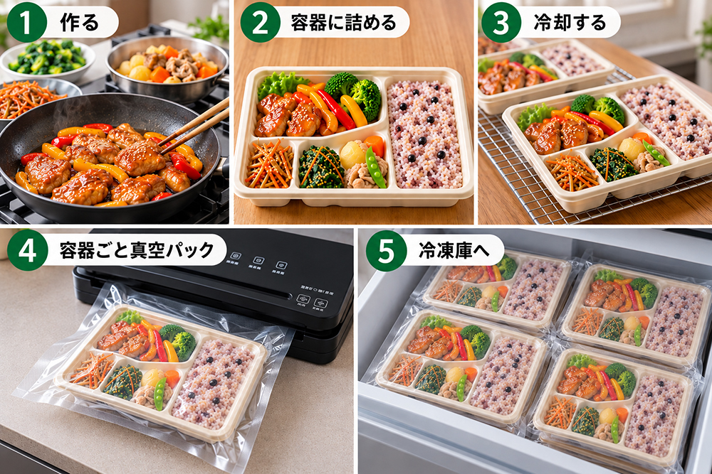 冷凍弁当のイメージ